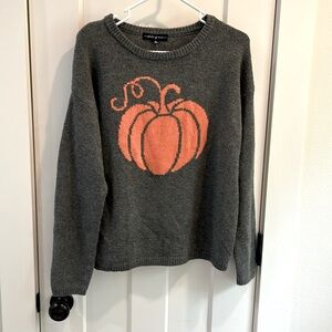 NWT State of Mine Sweater with Pumpkin Print Medium
